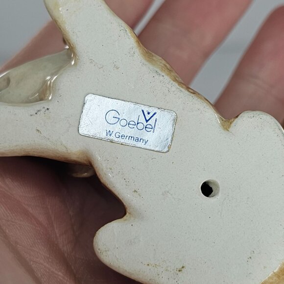 Vintage Goebel West Germany Boxer Puppy Dog Figurines Set Of 2 - Picture 6 of 9